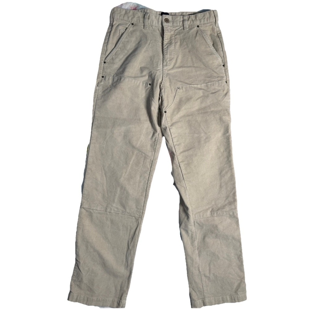 Gap Carpenter Pants Mens 28x30 Corduroy Double Knee Rivets Chore Pants EUC